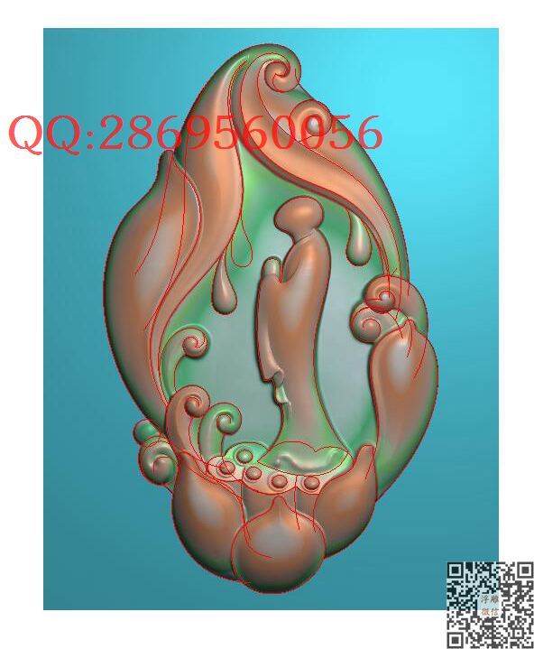 WD745 无相佛_玉雕佛像挂件弥勒佛牌子佛头精雕图浮雕图